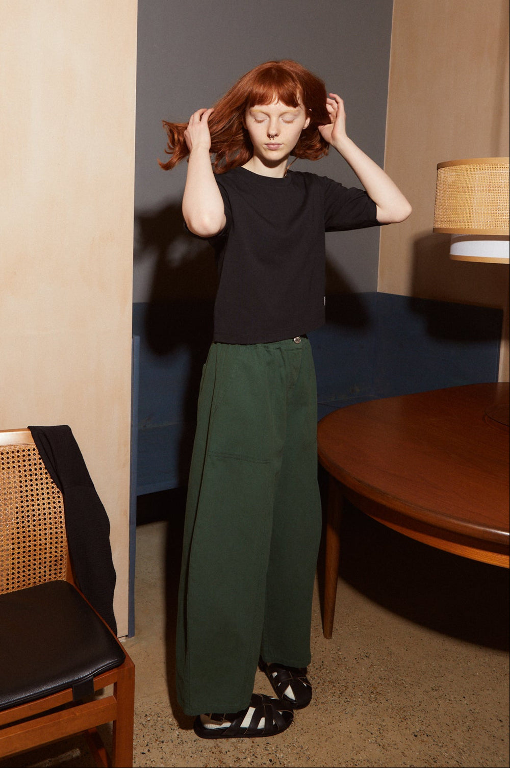 L.F.Markey Kaleb Trouser Forest