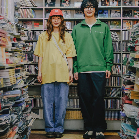 Kappy Design Pintuck Wide CN Pants Navy