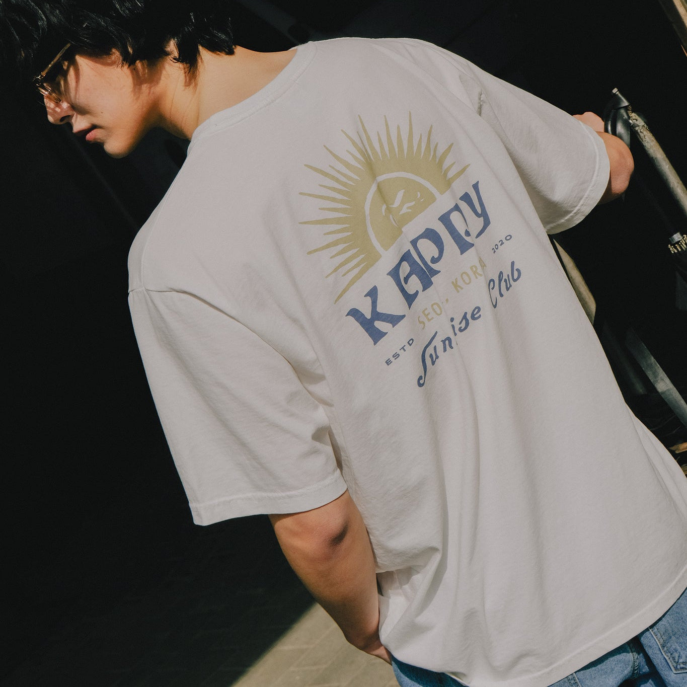 Kappy Design Sunny Wink Half T-shirt White