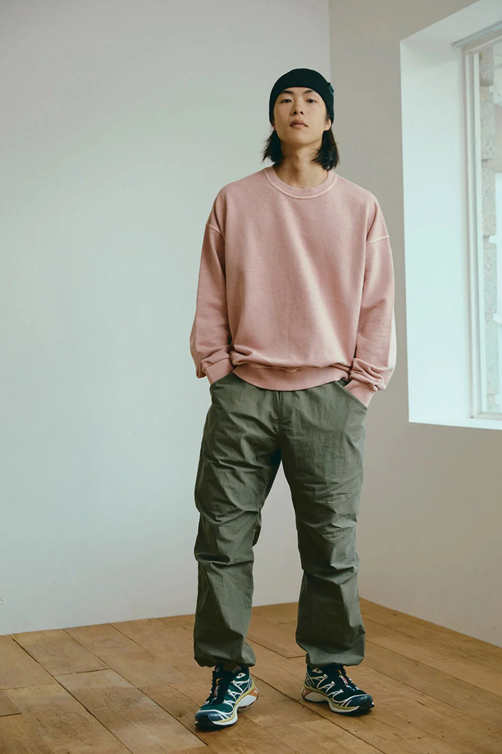 Kappy Pigment Sweatshirt Dusty Pink