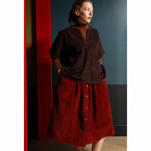 Load image into Gallery viewer, L.F.Markey Isaac Skirt Midi Rust
