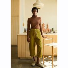 Load image into Gallery viewer, L.F.Markey Becket Cropped Trouser Chartreuse
