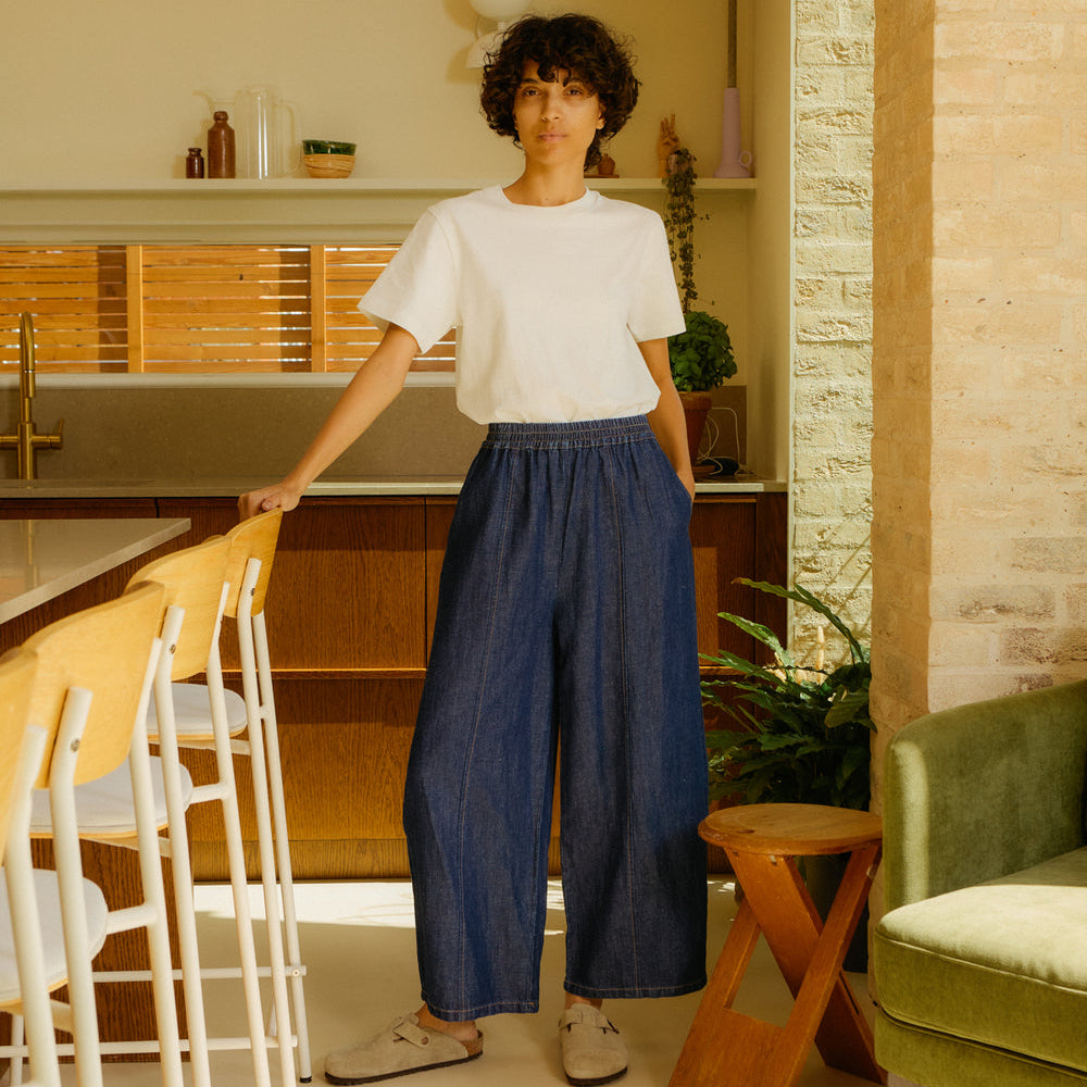 L.F.Markey Grant Trouser Denim Chambray