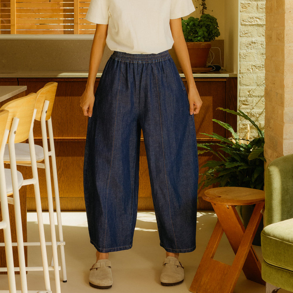 L.F.Markey Grant Trouser Denim Chambray