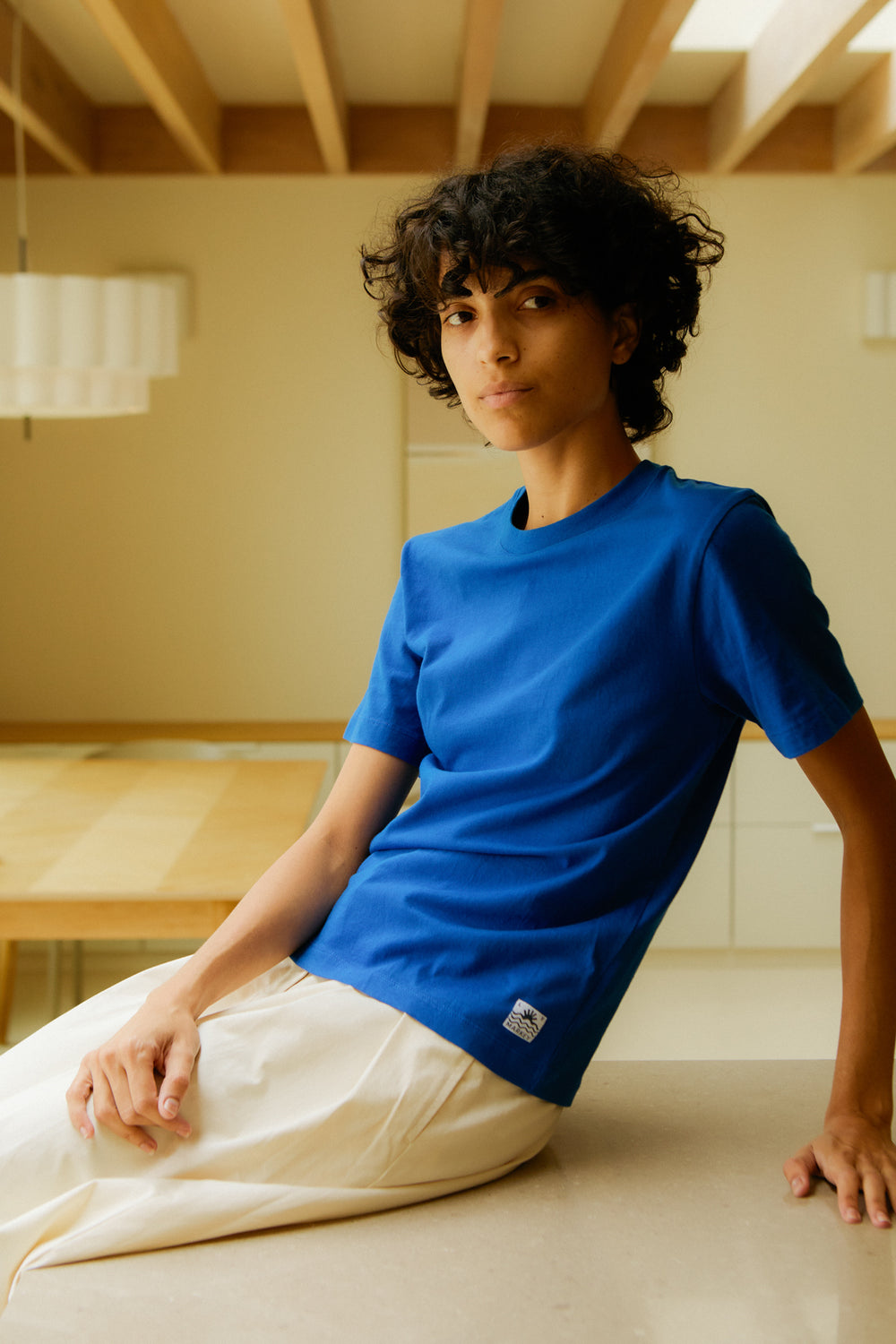 L.F.Markey Basic Tee Cobalt