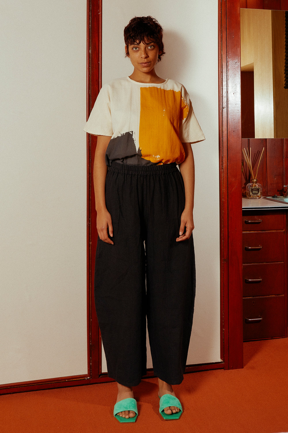 L.F.Markey Alcott Top Geo Print