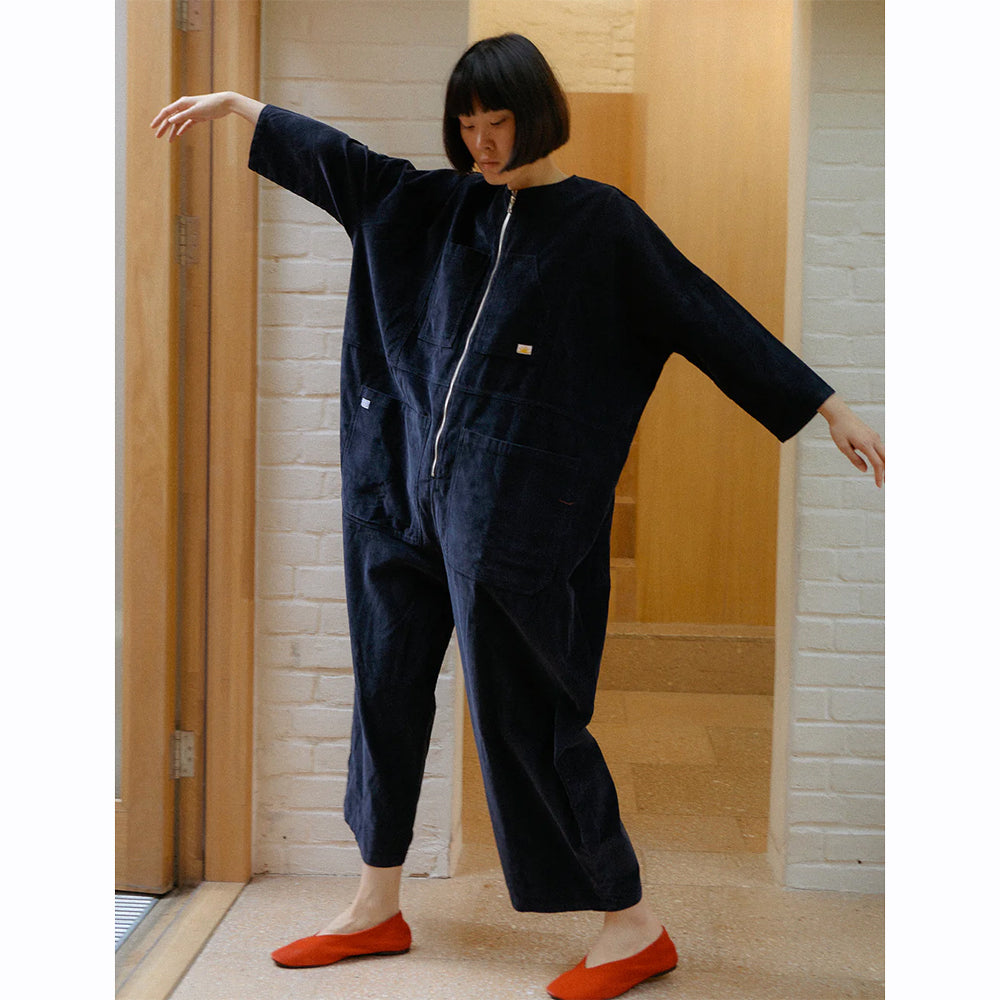 L.F.Markey Mega Longsleeve Boilersuit Navy