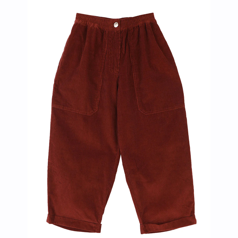 L.F.Markey Becket Crop Trouser Oxblood