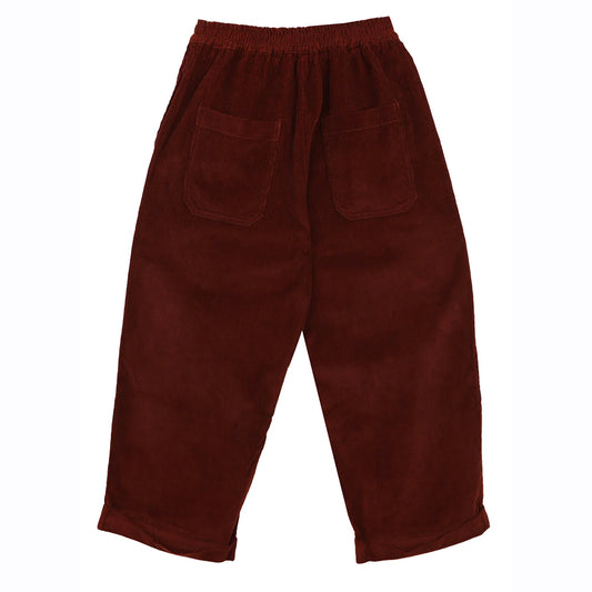 L.F.Markey Becket Crop Trouser Oxblood