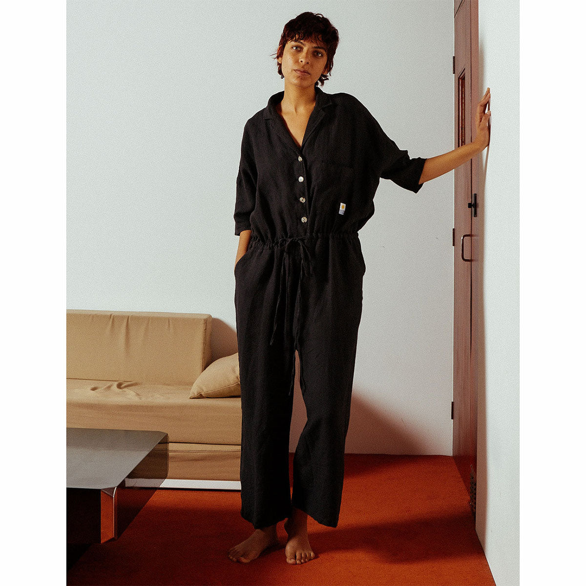L.F.Markey Maxim Jumpsuit Black