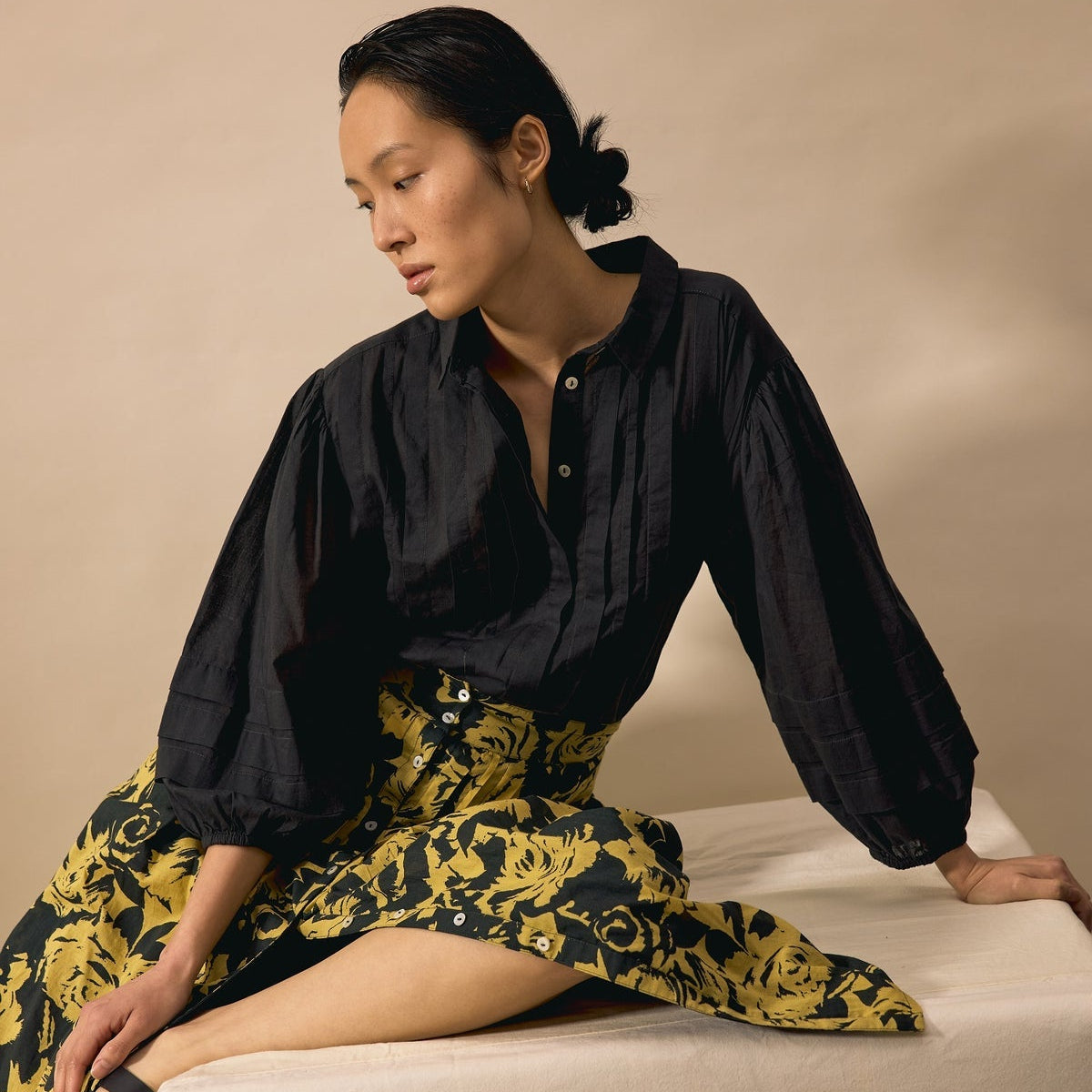 Leon & Harper Chimi Blouse Carbone