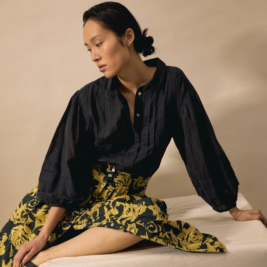 Leon & Harper Chimi Blouse Carbone