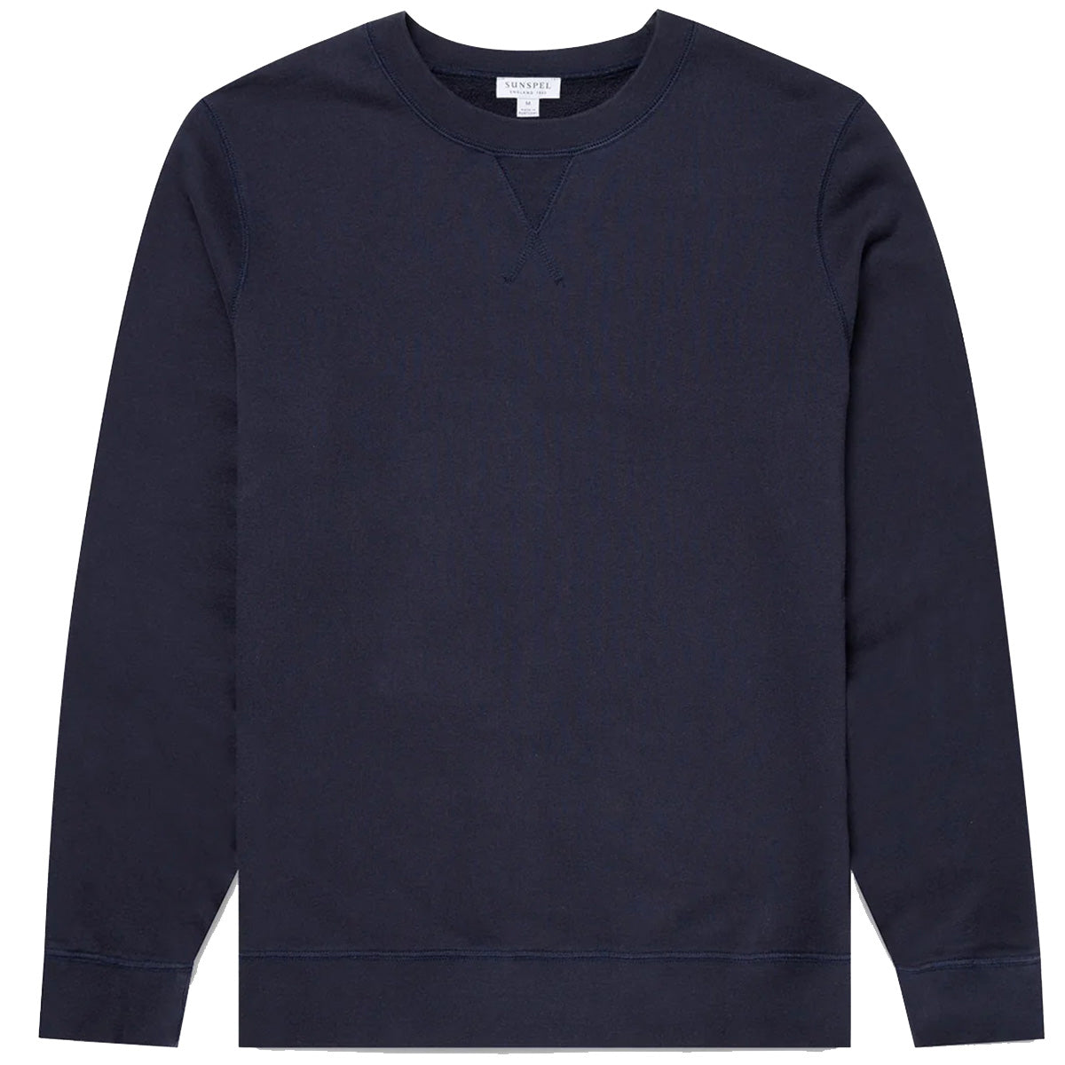 Sunspel Loopback Sweatshirt Dark Navy