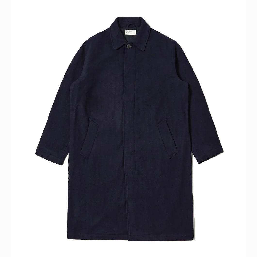Universal Works Mac Coat Navy