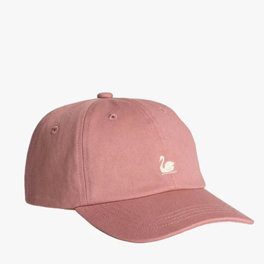 Merz b. Schwanen Swan Logo Cap Rosewood / Nature