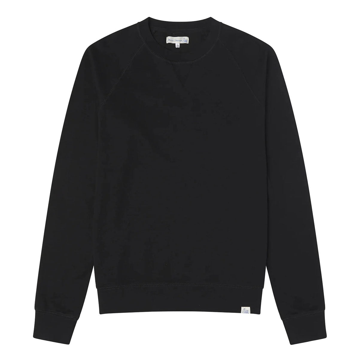 Merz b. Schwanen Lightweight Raglan Sweatshirt Deep Black