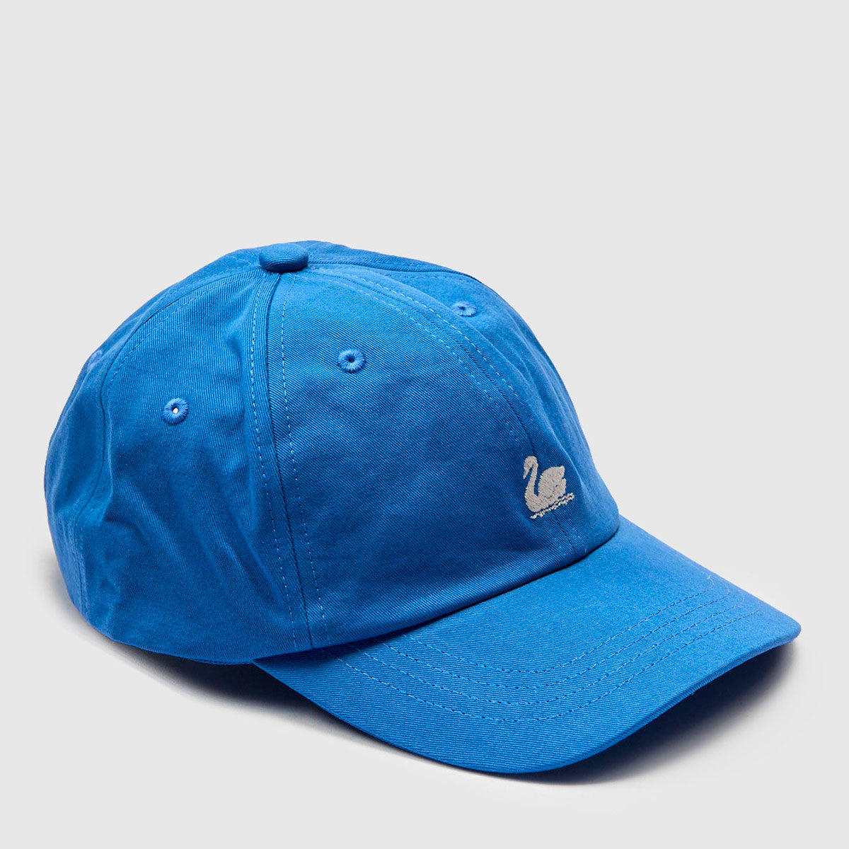 Merz b. Schwanen Swan Logo Cap Washed Blue / Nature
