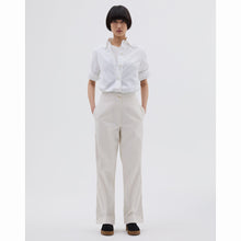 Load image into Gallery viewer, MHL W&#39; Naval Trouser Dry Cotton Gabardine Off White
