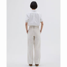 Load image into Gallery viewer, MHL W&#39; Naval Trouser Dry Cotton Gabardine Off White
