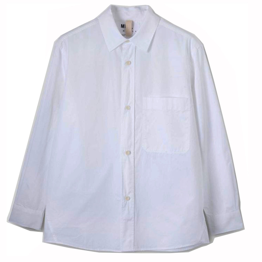 MHL Basic Shirt Compact  Cotton Poplin White