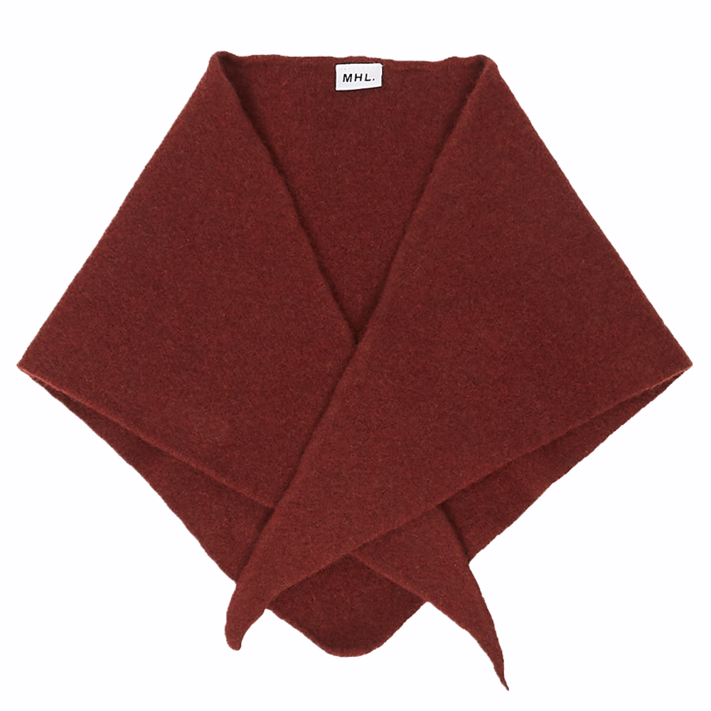 MHL Scout Scarf Lambswool Brick