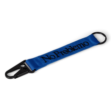 Load image into Gallery viewer, No Problemo Carabiner Keychain Blue
