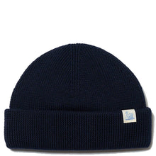 Load image into Gallery viewer, Merz b. Schwanen Good Basics Watch Cap Beanie Dark Navy
