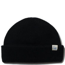 Load image into Gallery viewer, Merz b. Schwanen Good Basics Watch Cap Beanie Deep Black
