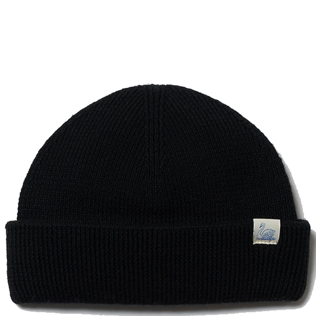 Merz b. Schwanen Good Basics Watch Cap Beanie Deep Black