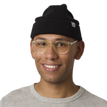 Load image into Gallery viewer, Merz b. Schwanen Good Basics Watch Cap Beanie Deep Black
