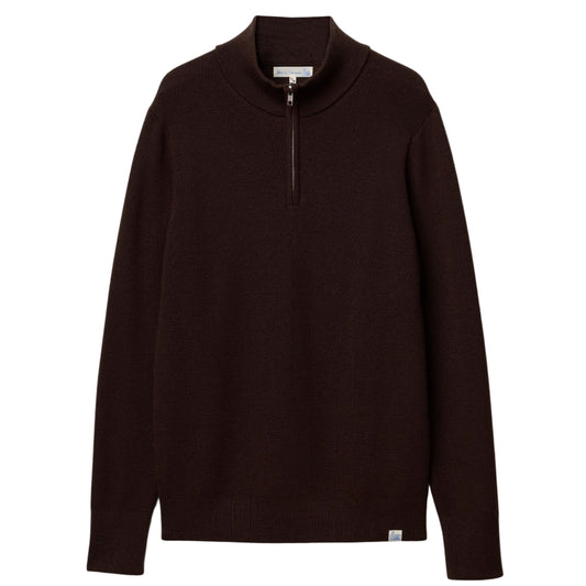 Merz b. Schwanen Merino Pullover Coffee