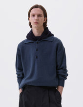 Load image into Gallery viewer, MHL Knitted Lambswool Dark Navy
