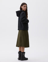 Load image into Gallery viewer, MHL W&#39; Short Duffle Coat Felted Wool Charcoal
