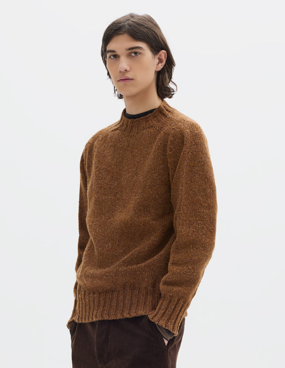 MHL Chunky Seamless Crew Neck Cinnamon