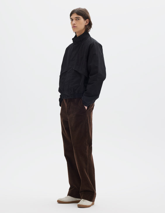 MHL Track Jacket Crisp Cotton Poplin Black