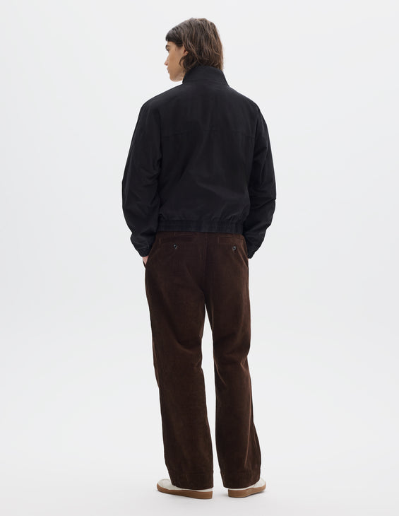 MHL Track Jacket Crisp Cotton Poplin Black