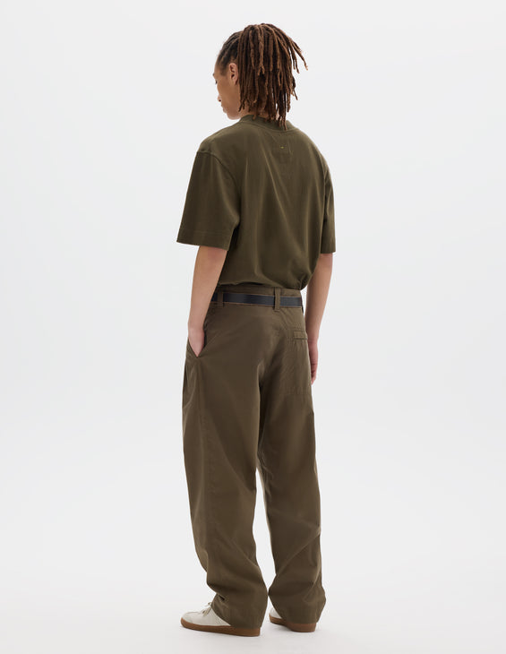 MHL Flatlock Crew Matte Jersey Olive