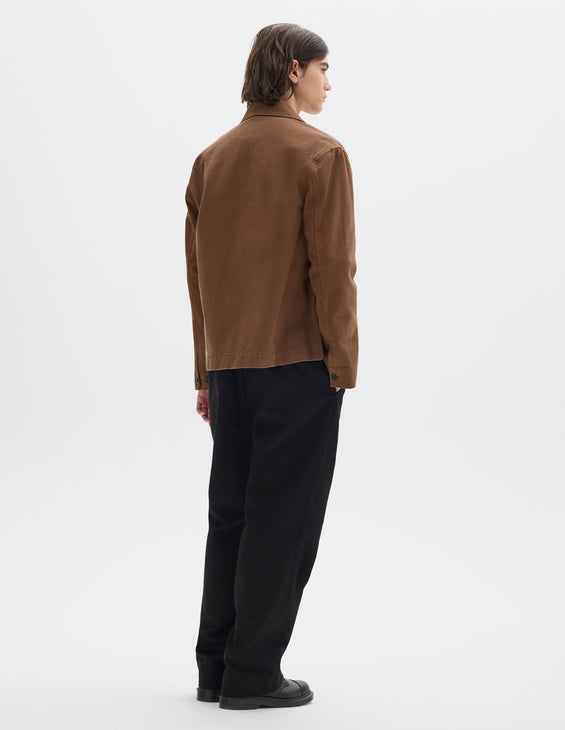 MHL Minimal Blazer Raised Cotton Drill Tobacco