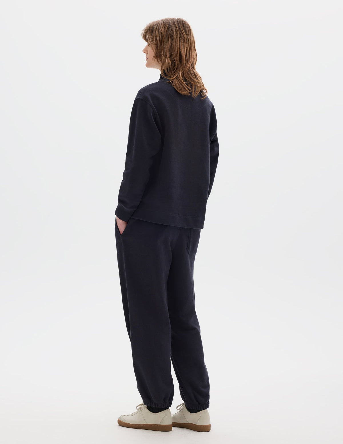 MHL W' High Neck Sweatshirt Midnight