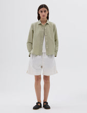 Load image into Gallery viewer, MHL W&#39; Simple Shirt Lightweight Cotton Pale Green
