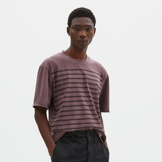 MHL Simple T-Shirt Lightweight Jersey Berry / Mahogany