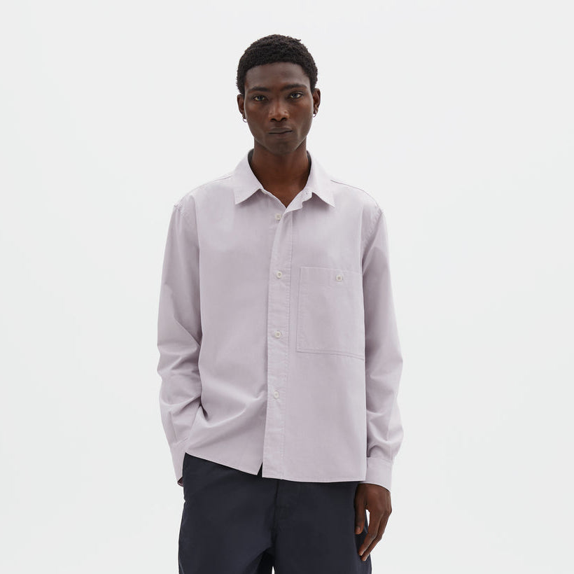 MHL Overall Shirt Canvas Cotton Pebble