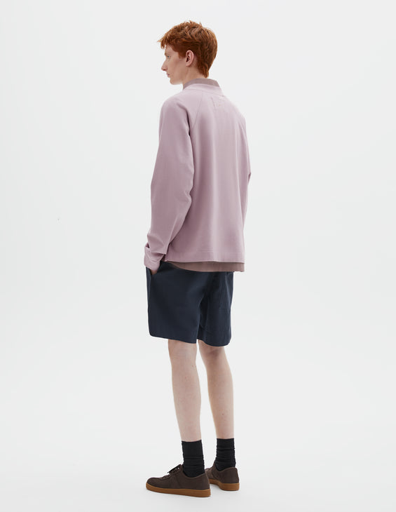 MHL Mock Neck T Shirt Dry Cotton Jersey Heather