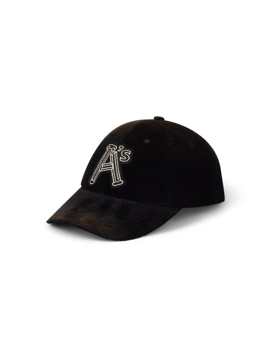 Aries Column A Cord Sunbleach Cap Black
