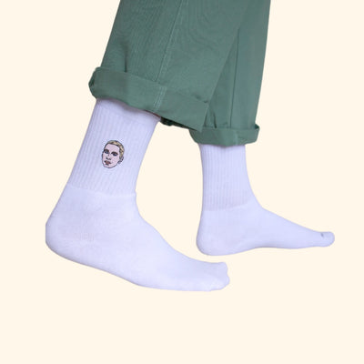 Supa Dupa Eminem Socks White