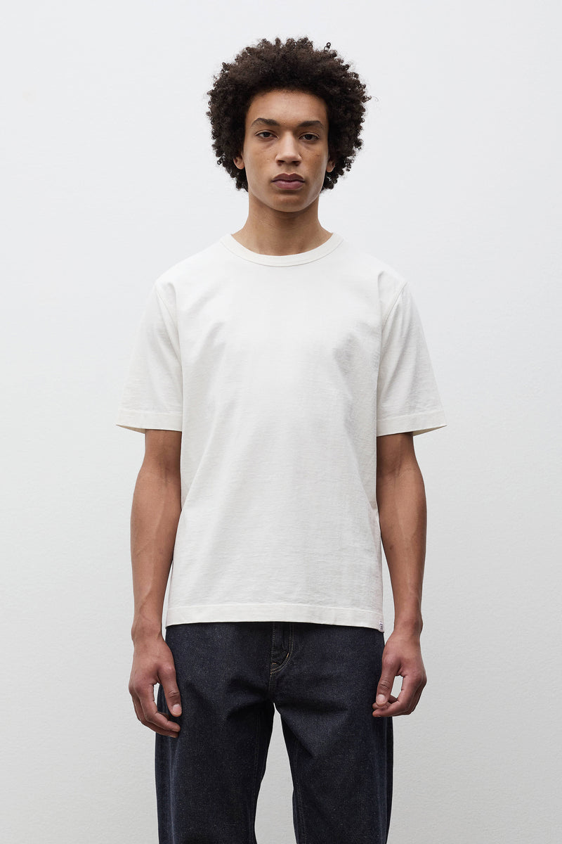 Norse Projects Elmelunde Soft Compact Cotton T-shirt White