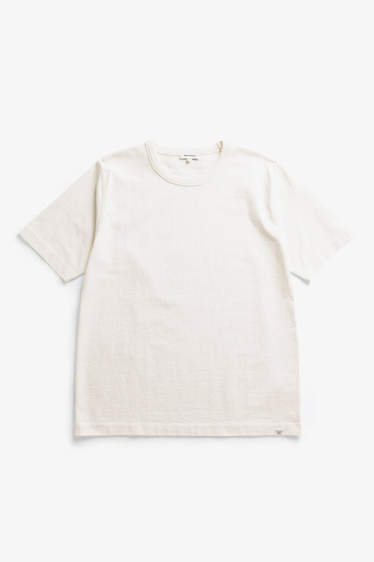 Norse Projects Elmelunde Soft Compact Cotton T-shirt White