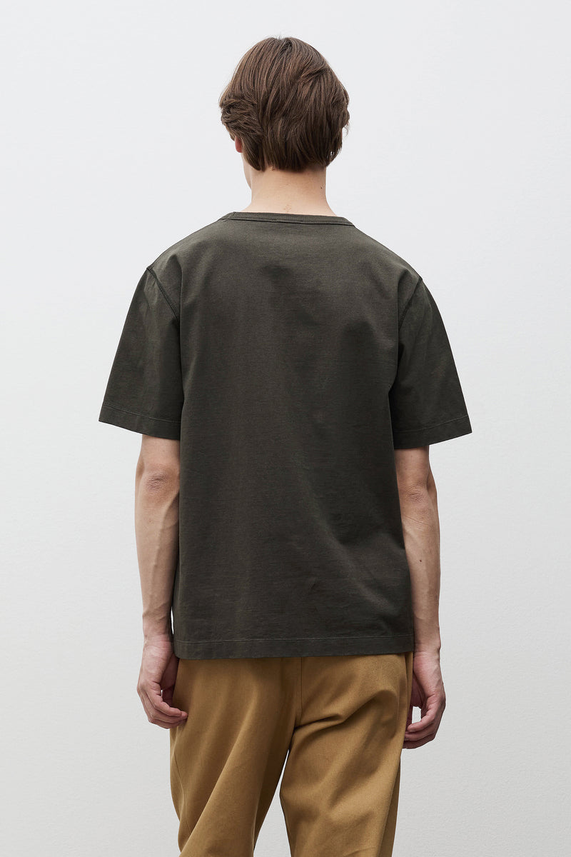 Norse Projects Elmelunde Soft Compact Cotton T-shirt Beech Green