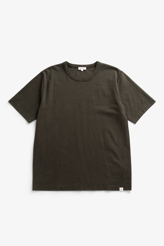 Norse Projects Elmelunde Soft Compact Cotton T-shirt Beech Green