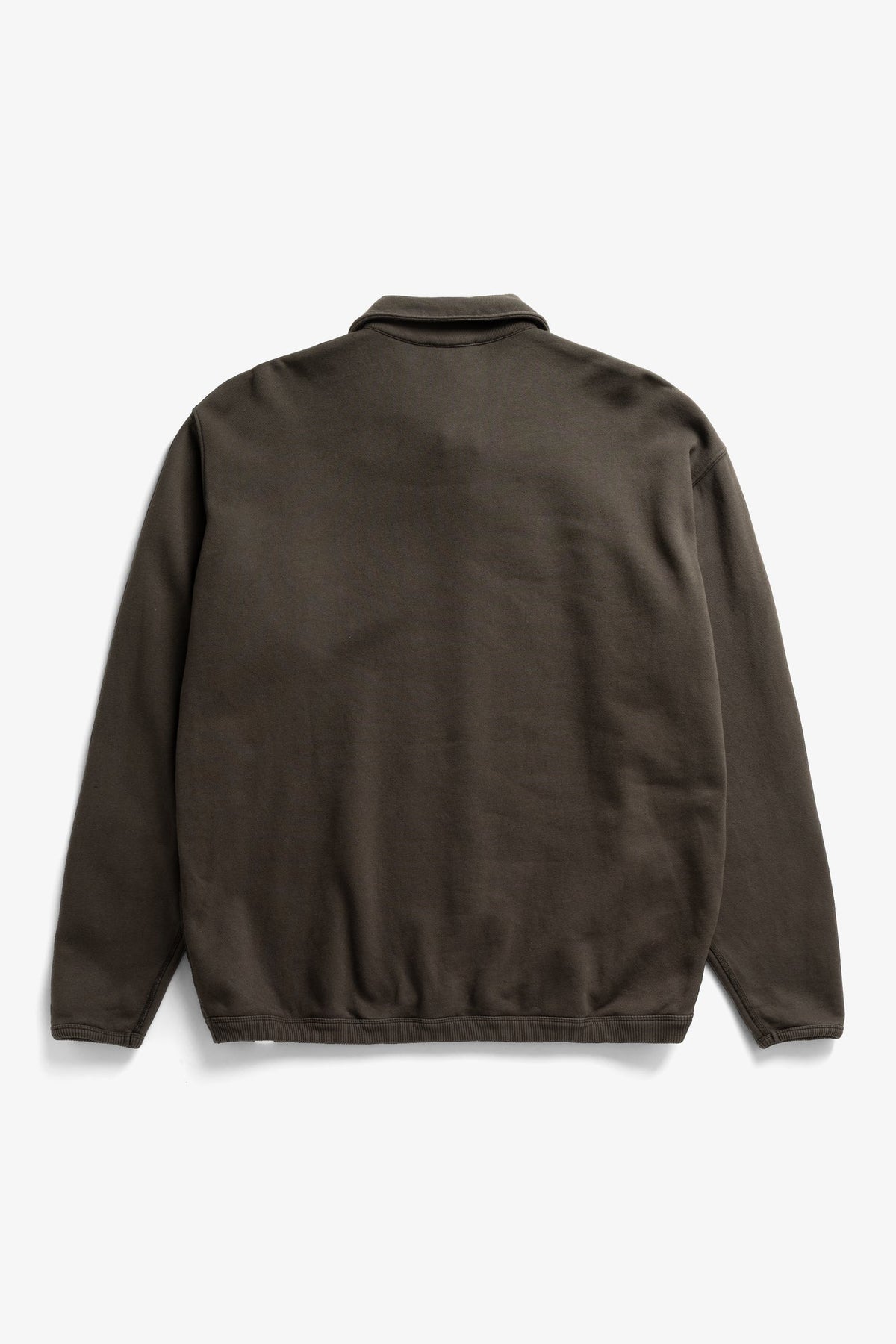 Norse Projects Hjartdal Brushed Diagonal Cotton Fleece Polo Beech Green